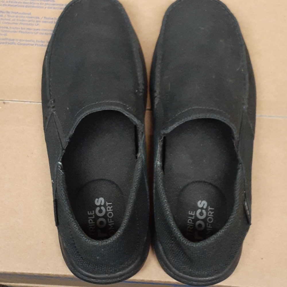 Triple Crocs comfort shoes